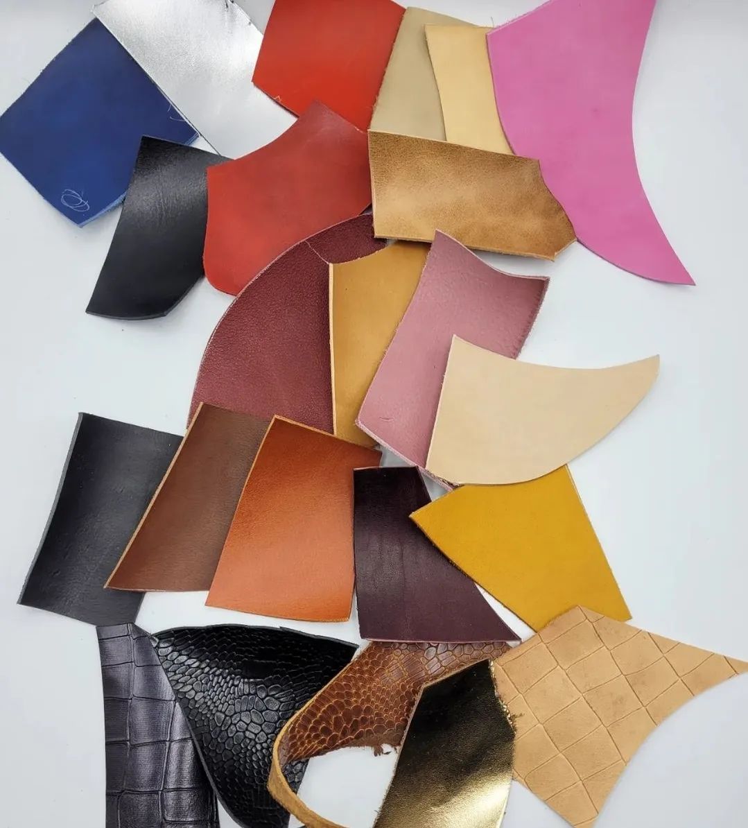 Reposting our Leather Chart in swatch form.