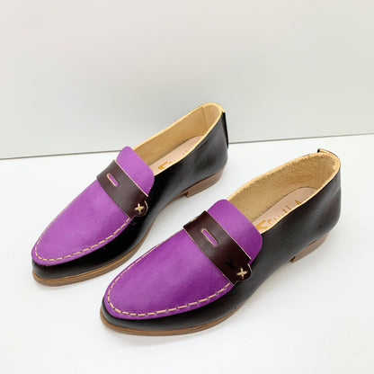 TxT SALE. SIZE 36. THE PENNY. BB TAMARIND BASE AND MASK. VIOLET LAKE. 2CM. (BCN68)