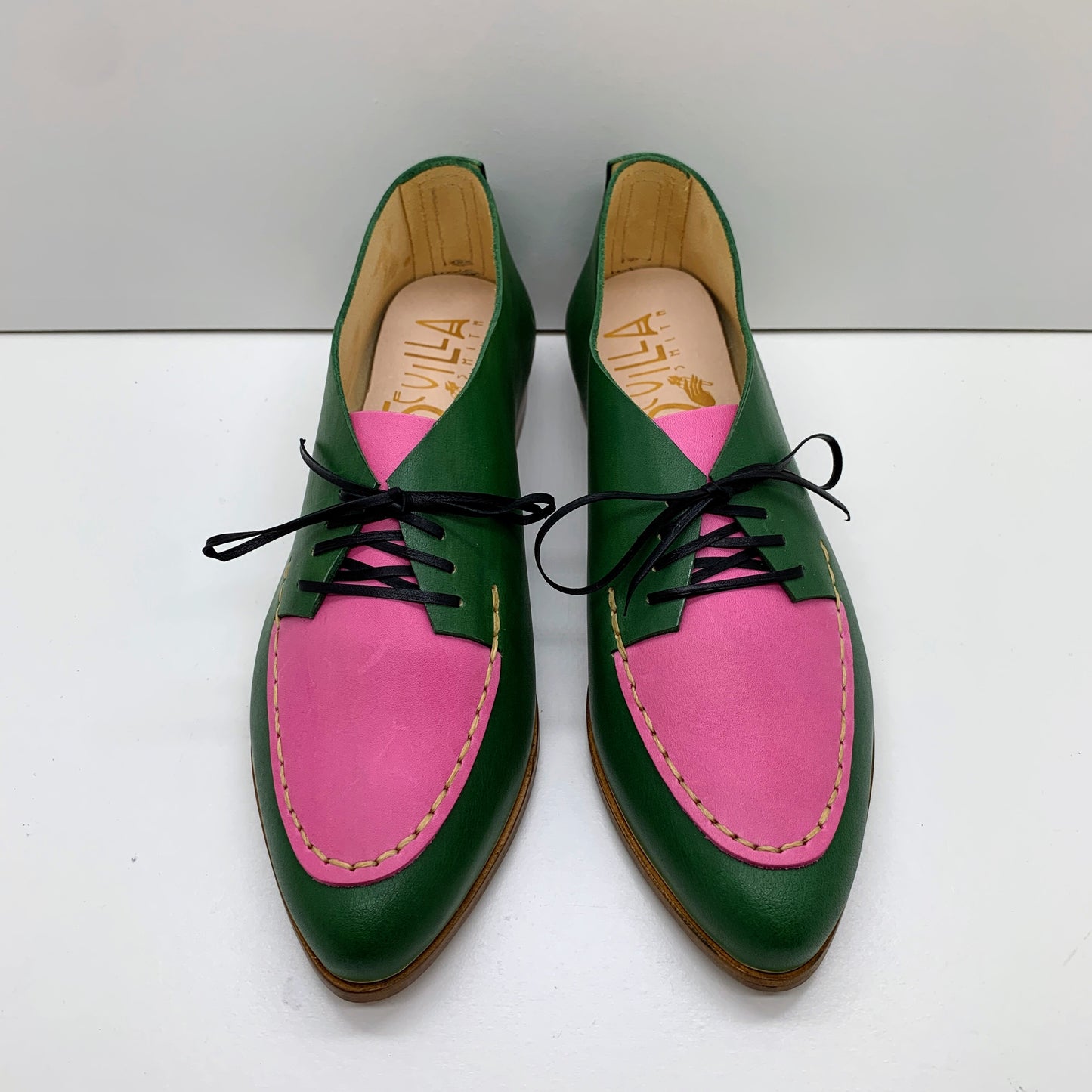 READY MADE. SIZE 40. THE CHUCK. BB APPLE W PORPORA LAKE. EDGE INKED. 2CM (D12)