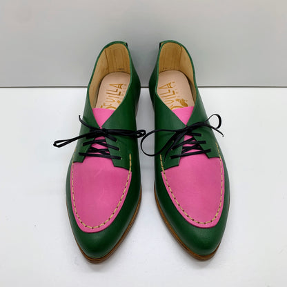 READY MADE. SIZE 40. THE CHUCK. BB APPLE W PORPORA LAKE. EDGE INKED. 2CM (D12)