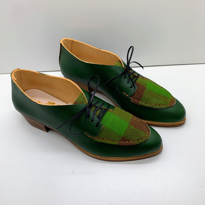 READY MADE. SIZE 42. THE CHUCK. BB BUKO W BROWN AND GREEN ACE AND JIG LAKE. 3CM (D13)