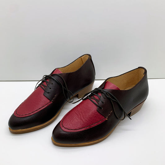 THE CHUCK. BB TAMARIND. BRASIL RASPBERRY LAKE. BROWN THREAD. EDGE INKED.