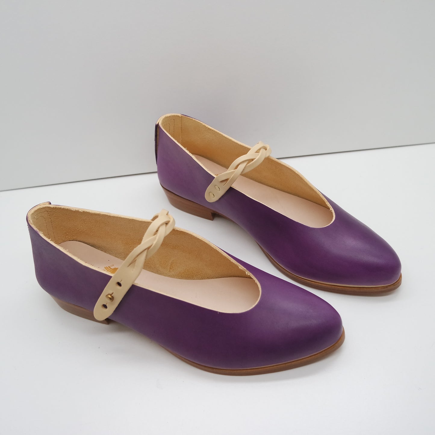 THE PEPA. BB UBE W BRAIDED BUTTER STRAP. 2CM