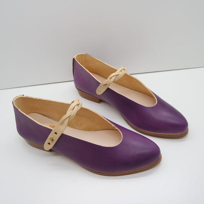 THE PEPA. BB UBE W BRAIDED BUTTER STRAP. 2CM