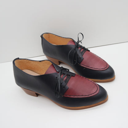 THE CHUCK. BB NORI W CLARET LAKE. EDGE INKED. BLACK THREAD.