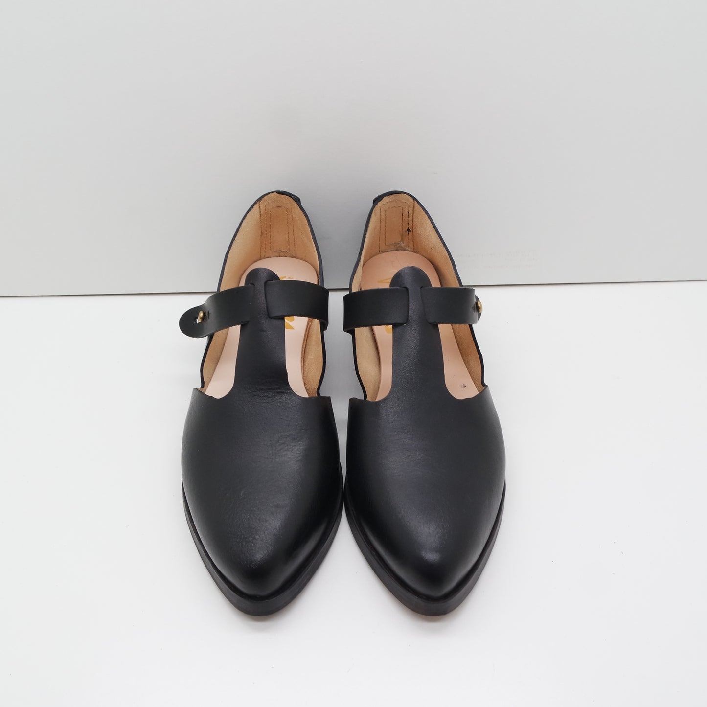 THE ELEANOR. BB NORI W NORI STRAP. EDGE INKED. OVERDYED SOLE