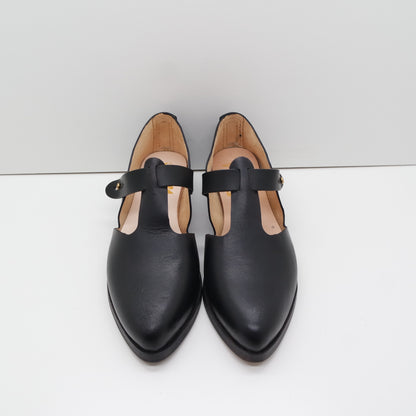 THE ELEANOR. BB NORI W NORI STRAP. EDGE INKED. OVERDYED SOLE