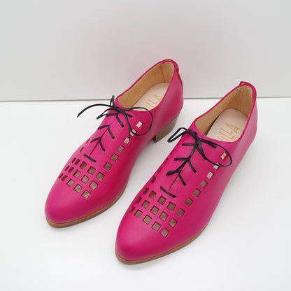 MAMA DAY SALE. SIZE 38. THE ERICA. RAMBUTAN WITH EDGE INK. 3CM. 109
