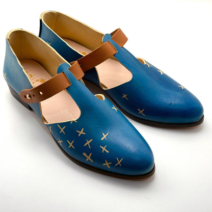 The Eleanor in Cebu with Reverse Shashiko and Brasil Strap (Overdyed Sole)