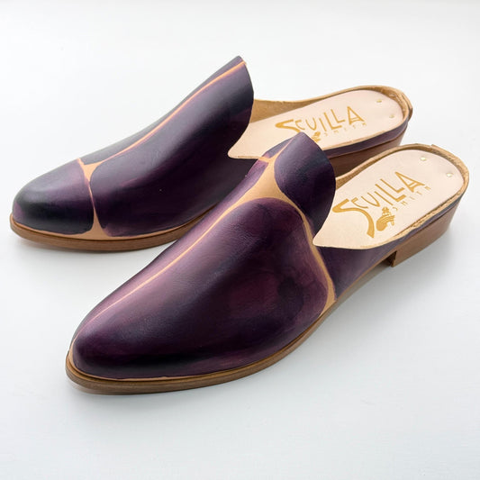 The Joelle in Butter with Giraffe Pattern Ube