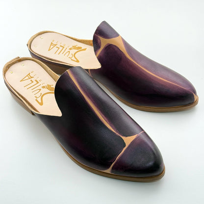 The Joelle in Butter with Giraffe Pattern Ube