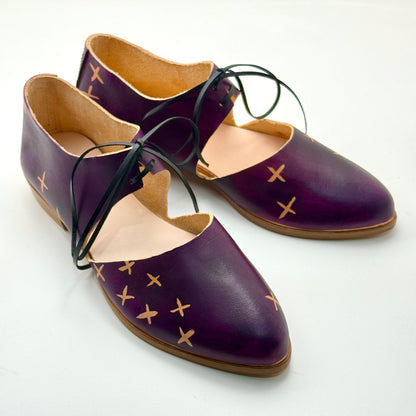 The Mary in Ube with Reverse Shashiko Pattern