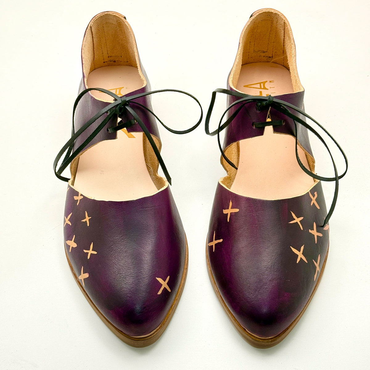 The Mary in Ube with Reverse Shashiko Pattern
